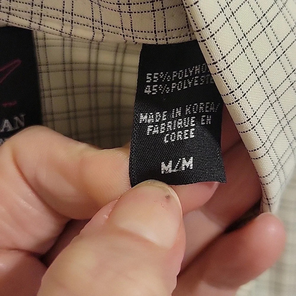 Greg Norman Men's Button Down Dress Shirt Size Medium - Picture 3 of 5